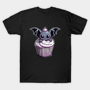 Cute Bat Cupcake T-Shirt